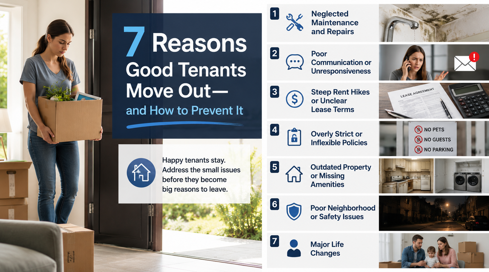 7 Reasons Good Tenants Move Out - and How to Prevent It