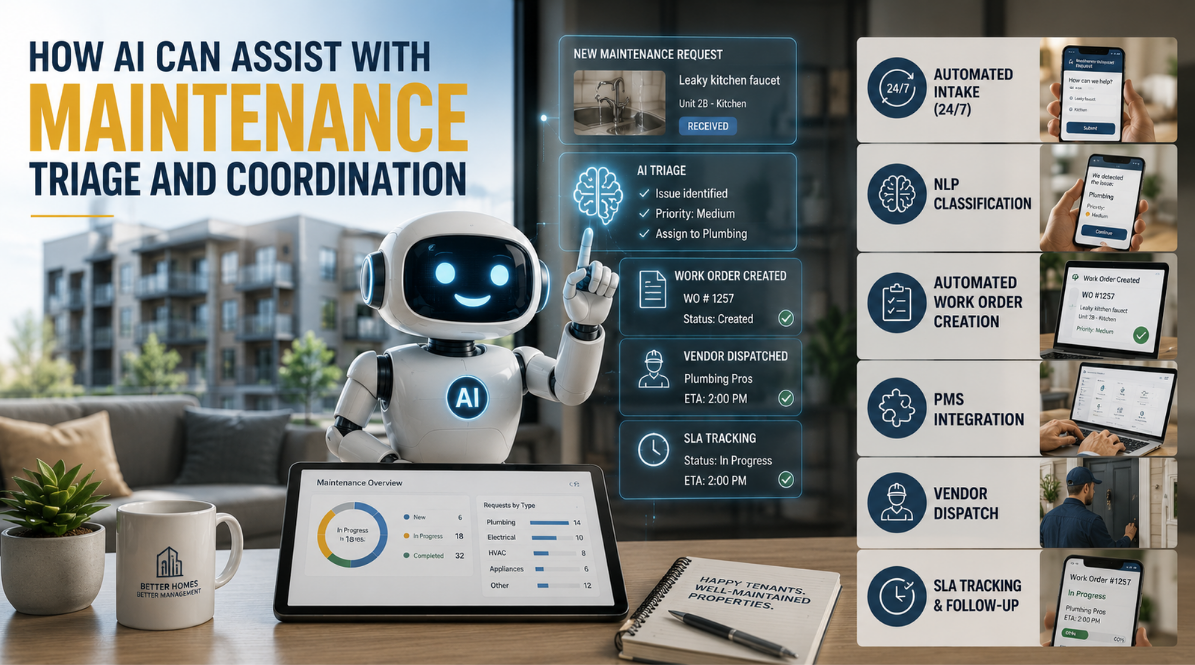 How AI Can Assist With Maintenance Triage And Coordination